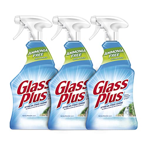 Glass Plus Glass Cleaner, 32 fl oz Bottle, Multi-Surface Glass Cleaner (Pack of 3) - size: 32 Fl Oz (Pack of 3)