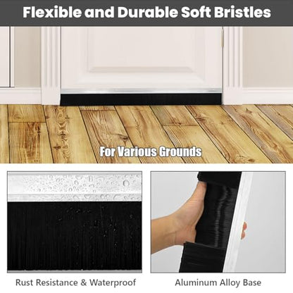 Brush Door Sweeps for Exterior Doors 3 FT