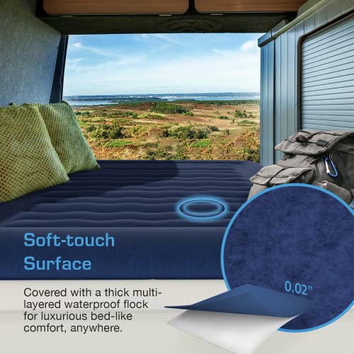 Active Era 21" Twin Air Mattress with Built-in Pump & Raised Pillow - Heavy Duty Puncture Resistant, Waterproof Blow Up Bed - style: Luxury