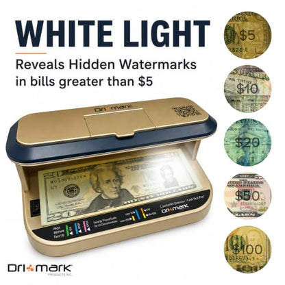 Drimark Cash Test Pro Multi-Function Counterfeit Detector Machine(1 Count)
