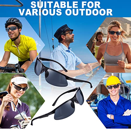 Kathfly 36pcs Safety Glasses Work Scratch Resistant Glasses,Black - color: Black