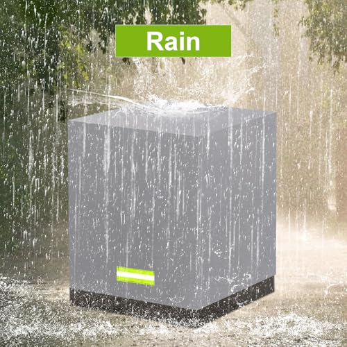 Pallet Covers Heavy Duty Waterproof Box Tarp Outdoor Pallet Bag Cover - size: 48"x42"x48"
