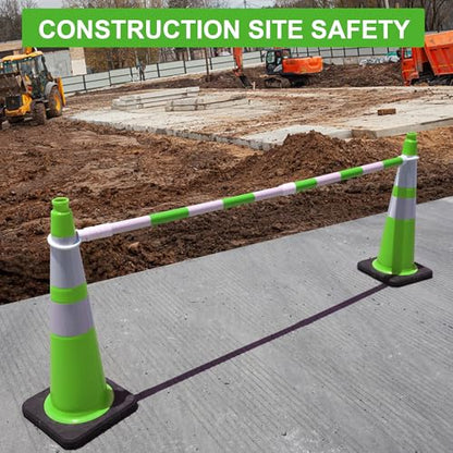 OrangeStar 8 Pack 28" Traffic Safety Cones, Green Cones Construction Cones - color: Green, size: 28in