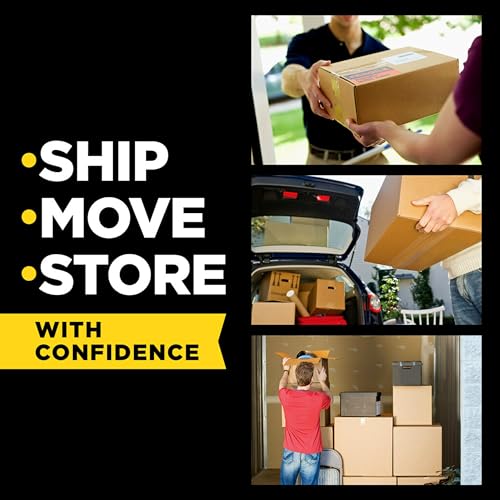 Scotch Box Lock Packing Tape,Clear,Extreme Grip Box Packaging Tape for Shipping and Mailing,1.88 in. x 22.2 yd.,6 Rolls with Dispensers,(Pack of 6) - size: 6 Rolls (Pack of 6)