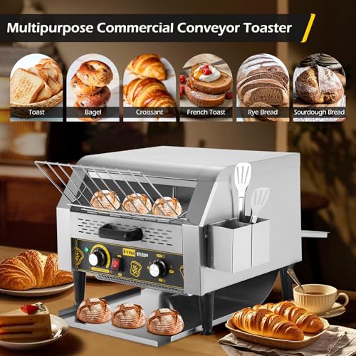Dyna-Living Commercial Toaster 450 PCS/H Conveyor Toaster for Restaurant