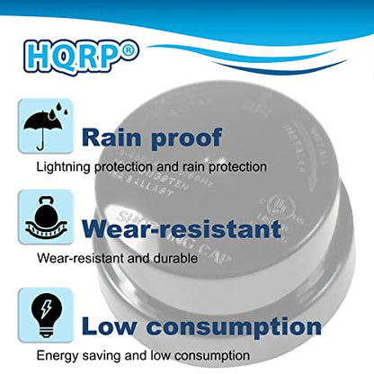 HQRP 2-Pack Photocell Sensor Shorting Cap Outdoor Light Photoelectric Switch Short Circuit Cap Twist Lock Plug for Led Garage Light, Outdoor Pole Light, Landscape Lightening etc. - size: 2-Pack