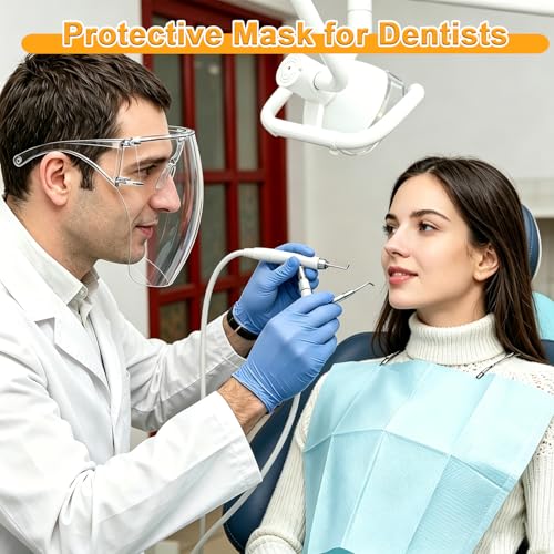 Face Shield Mask, Full Face Clear Mask for Nail Techs