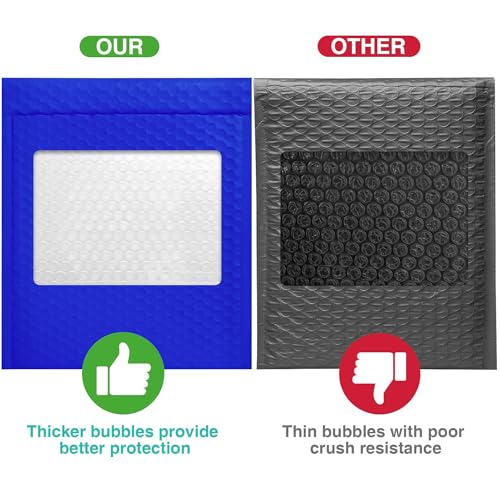 Metronic Bubble Mailer 8.5x12 25 Pack Self-Seal Padded Envelopes Royal Blue - color: Blue, size: 8.5x12" 25PC