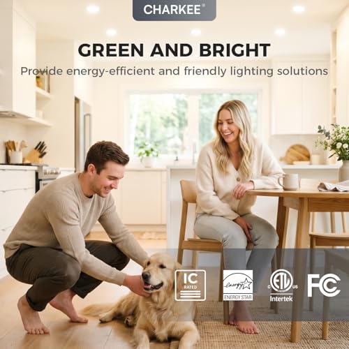 CHARKEE 36 Pack 6 Inch Ultra-Thin 5CCT LED Recessed Ceiling Light,Canless - color: ‎5000k/4000k/3500k/3000k/2700k - 5cct White, size: 6 inches 36 pack