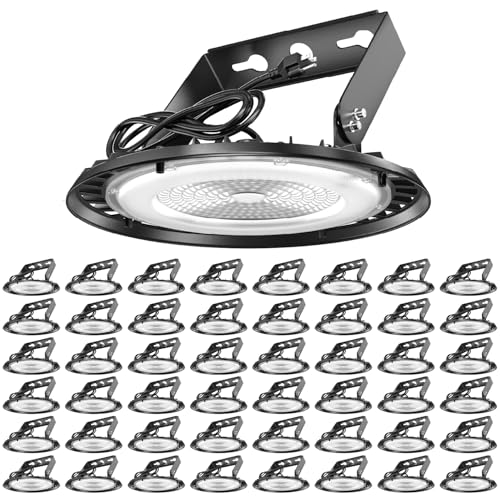 Sunco 48 Pack UFO LED High Bay Lights, Plug & Play, 150W, 19500LM, 5000K - size: 48 Pack