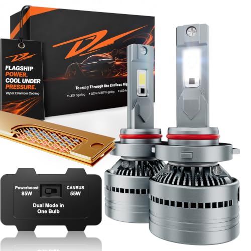 LUXSTER 9006 HB4 Dracarys 100000lm Dual Power LED Bulbs 6000K (2 Pack) - size: 9006/HB4