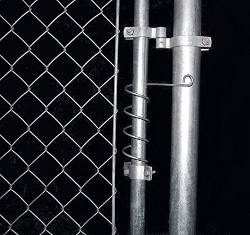 Automatic Chain Link Self Closing gate Closer. Adjustable Closing Tension, Outdoor Gate Spring, Works Great for Pool and Dog Gates or Any Chainlink gate – Made in USA
