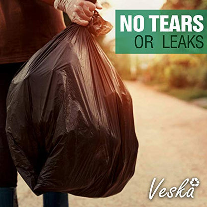 Veska 65 Gallon Trash Bags for Toter, (Value-Pack 50 Count w/Ties) Extra Large 64 Gallon Heavy Duty, 60 Gal Trash Bags Outdoor Garbage Can Liner for CustodiansExtra Large Garbage Bag 70 Gallon - size: 50 Count (Pack of 1)