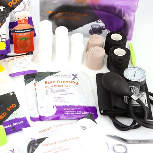 Lightning X Standard First Aid Responder EMT Medical Stocked Trauma Fill Kit LXSMK-B