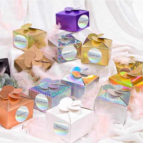 2" Circle Holographic Thermal Label Stickers, Round Printable Rainbow Glitter Thermal Printer Sticker Labels for Gift Wrapping, Self-Adhesive DIY Custom Logo Design- Silver (300Pcs/Roll) - color: Holographic Silver, size: 2 inch