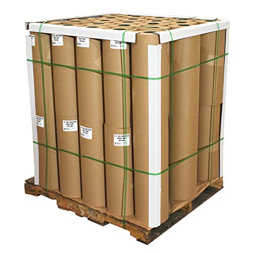 Aviditi Fibreboard Light Duty Edge Protectors, 3" x 3" x 30", Thickness .120", White, Use to Protect Corners of Boxes and Stabilize Shipments, Case of 80 - style: Light Duty .120