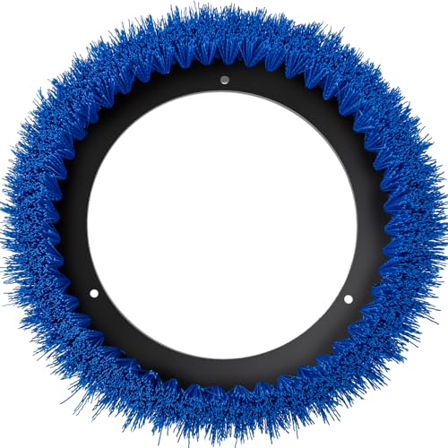 HHQ Commercial Scrub Brush for Orbital Floor Scrubber, Compatible with Oreck Orbiter XL ORB550MC, Bissell BGEM9000, 12" Diameter, Medium-Duty Brush, Blue