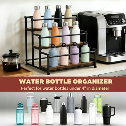 Coffee Syrup Rack Organizer, 3-Tier - color: 3-Tier