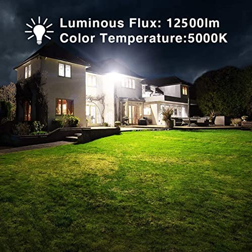XYCN 3 Pack 100W LED Flood Light, IP66 Waterproof Outside Flood Light, 11500LM Super Bright Outdoor Security Lights, 5000K Daylight White Floodlight for Yard Garden Playground Basketball Court Patio - color: 100W 3pack led flood light