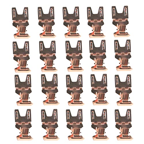 Metal POP Clip Sign Stand Holder, Advertising Display Rose Gold, 20Pack - color: Rose Gold, size: 20Pack