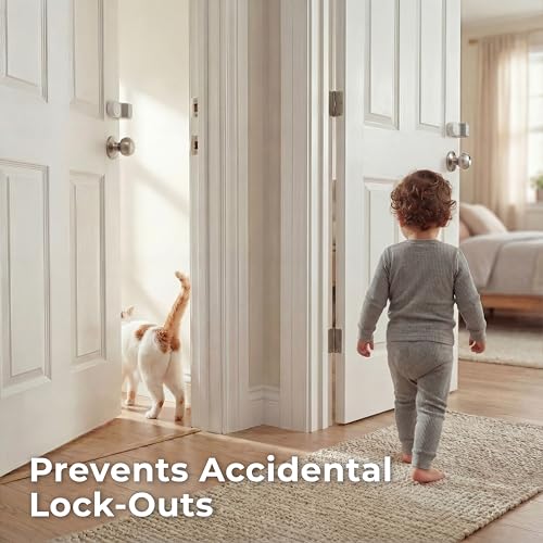 4-Pack Door Pinch Guard - Baby Proofing - Anti Door Slam - Baby Finger Pinch Guard & Pets Safety Door Guard (No Lock Ins).