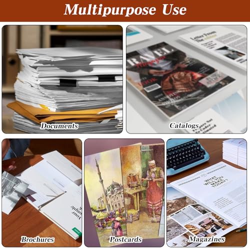 9.4"x13.2" Catalog Envelopes, 25 Pack, Document Envelopes with Self Seal Closure, Heavyweight 28 lb Paper, Self Sealing Envelop for Mailing, Filing and Organizing, Brown Krafts