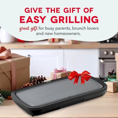 Dash Deluxe Everyday Electric Griddle, Removable Nonstick Plate, Navy - color: Navy