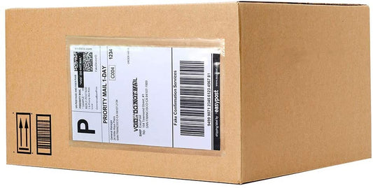 SJPACK 6" x 9" Packing List Envelopes, 500 Packs Clear Self Adhesive Shipping Labels Pouches - color: Transparent-6" x 9", size: 500 Bags