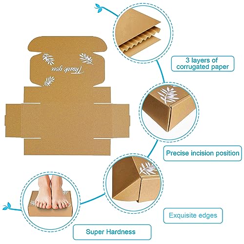 Shipping Boxes Inner Measurement 9x6x3 inches Brown Small Mailing Boxes 25 Pack Cardboard Corrugated Box Mailers (9X6X3) - size: 9X6X3