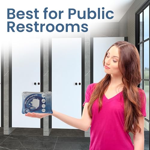 Toilet Seat Covers Disposable Flushable 100 Pack | XL 18x15 Inch Paper - size: Pack 100