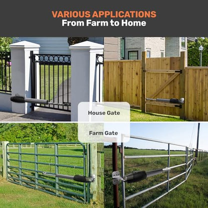 TMT Mastiff 400 Dual Automatic Gate Openers Up to 8ft and 772lb Heavy Duty Swing Gate, Gate Openers with Remote Complete Kit, Electric Gate Opener for Driveway with Powerful Motor (APP Compatible)