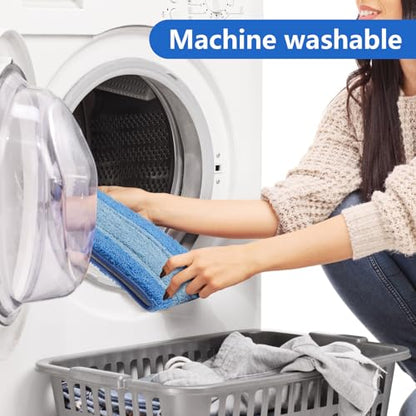 15 Pack Microfiber Mop Pads 18 in Mop Pad Refills Compatible with Bona Mop
