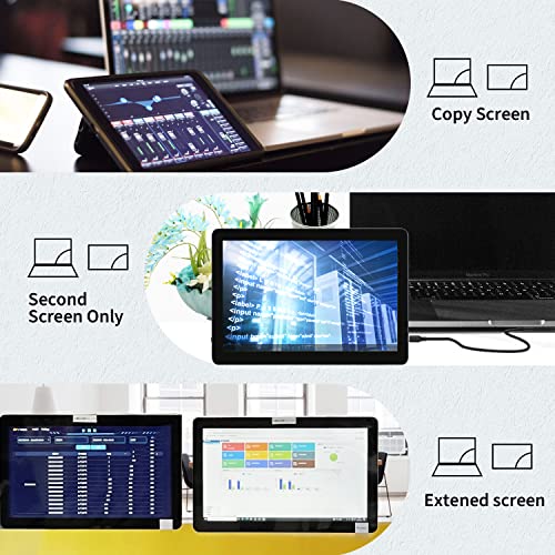 27 inch Capacitive Multi-Touch Screen Industrial Monitor, 16:9 Display 1920 x 1080P, Built-in Speakers, VGA, DVI & HDMI Monitor for PC, POS, Small Business, Restaurant - size: 27-inch