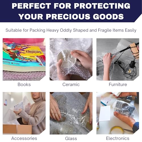 Bubble Roll Wrap 12" x 175', 1-Pack 3/16" Perforated Small Cushioning - size: 175 Sq Ft