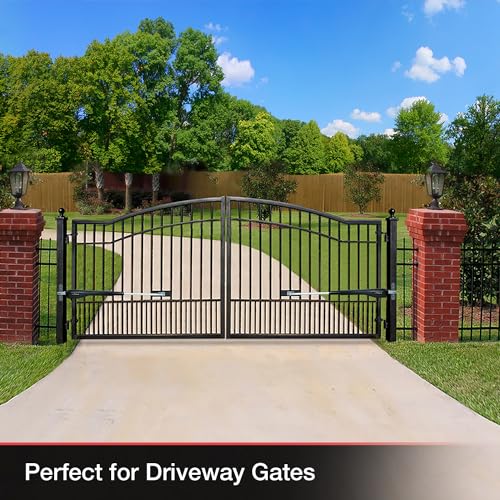 Mighty Mule MM572W HD Dual Arm Gate Openers 12 V Wireless AC/Battery Powered Automatic Gate Opener - size: Dual Gate Opener