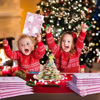 Metronic Christmas Bubble Mailers 6x10 Inch 50 Pack Cute Bubble Mailers - color: Pink Tree, size: 6x10" 50PC
