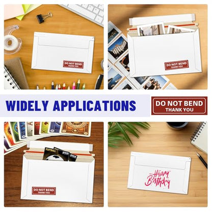 20 Pack 7x4.35 Inch Rigid Mailers,Self Seal Rigid Envelopes,White - color: White, size: 7x4.35 Inch