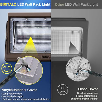 LED Wall Pack Lights Outdoor Dusk to Dawn Photocell 800W Eqv Bright 18000LM LED Exterior Buildings Security Lighting 5000K 120W LED Flood Wall Light 100V-277V IP65 Waterproof for Yard 6 Pack - size: Large/120/with photocell-6Pack