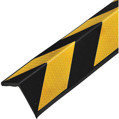 Electriduct L-Shaped Rubber Corner Guard 30" Parking Garage Column, 10 Pack - color: L-shaped