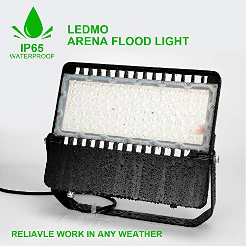 ledmo LED Flood Light Outdoor Fixture with Dusk to Dawn 36000LM 3 Pack - size: Standard/240-Photocell-3