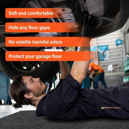 2 Pack 36 x 60 In Premium Oil Spill Mat,Garage Floor Mat for Under Car - size: GFM-60x36IN-2PC