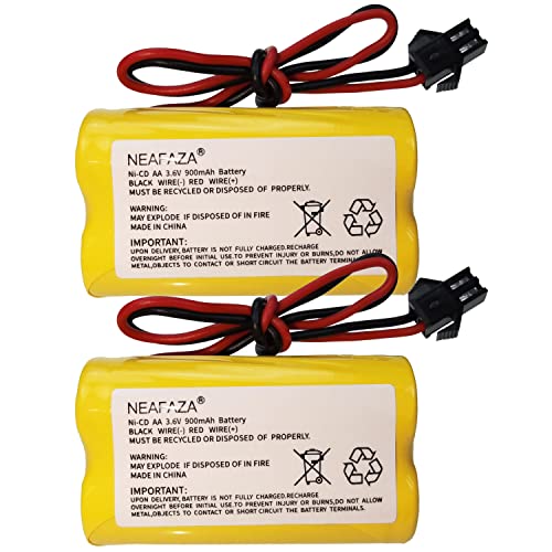 3.6V 900mAh NiCd Exit Sign Emergency Light Battery Replacement Compatible with Lithonia ELB B001 ELBB001 ELB-B001 Lithonia EU2 LED Interstate ANIC1566 Unitech 0253799(5 Pack) - size: 5 Pack