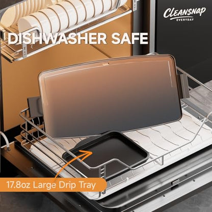 Cleansnap Everyday Electric Griddle, Great Gift for Family Feasts - 20” Nonstick Grill with Foldable Anti-Mess Shield, Rapid 1700W Heat & PPG Ceramic Coating, Dishwasher Safe, Twilight Purple - color: Twilight Purple