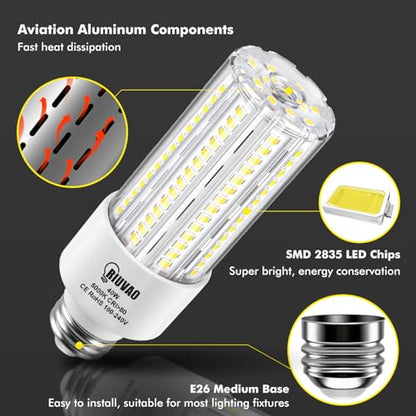40W LED Corn Light Bulb Daylight LED Light Bulb 2pack Corn Light Bulb
