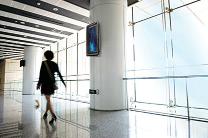 The Display Shield 52-55" Vertical Outdoor Digital Menu Enclosure & Fan - color: With Cooling Fan, size: 52-55"