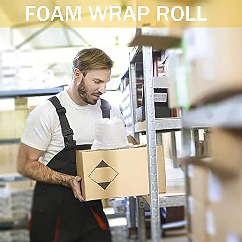 12"x 140'Foam Wrap Rolls for Moving Packing Foam Roll Packing Materials Shipping Packing Moving Supplies, Thick Cushion packaging wraps for Protect Glasses,Fragile Items,Dishes (2 PACK-30 * 25M) - size: 2 PACK-30*25M