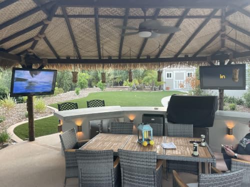 The TV Shield 36-43 Inch Outdoor TV Enclosure - Weatherproof TV Cabinet - color: Standard, size: 36-43"