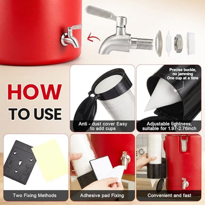 3.7 Gallon Stainless Steel Insulated Beverage Dispenser water cooler
