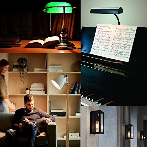 T10 Frosted LED Bulbs Warm White 2700K,Dimmable 6W LED Tubular Edison Bulbs 60 Watt Equivalent,600LM, E26 Medium Base Lamp Bulb for Desk Lamp, Pendant Lights. (3-Pack) - color: Frost-6w-2700k-3p