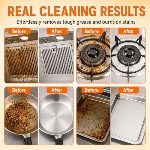 SOPAMI Kitchen Degreaser Spray, Heavy-Duty All Purpose Cleaning